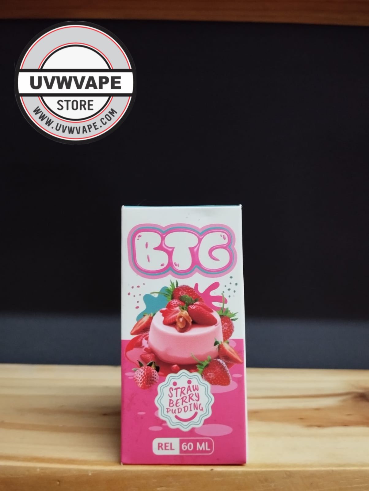 BTG Strawberry Pudding Freebase - 60ml, 3mg. Strength