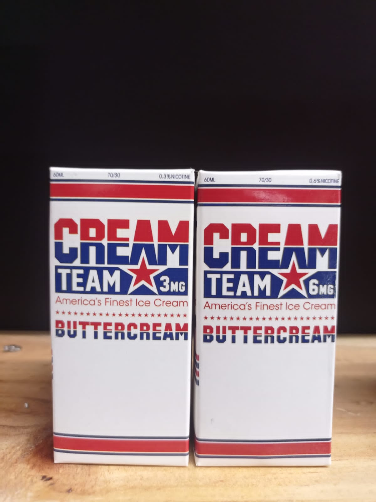 Cream Team Buttercream 60ml, 3mg strength