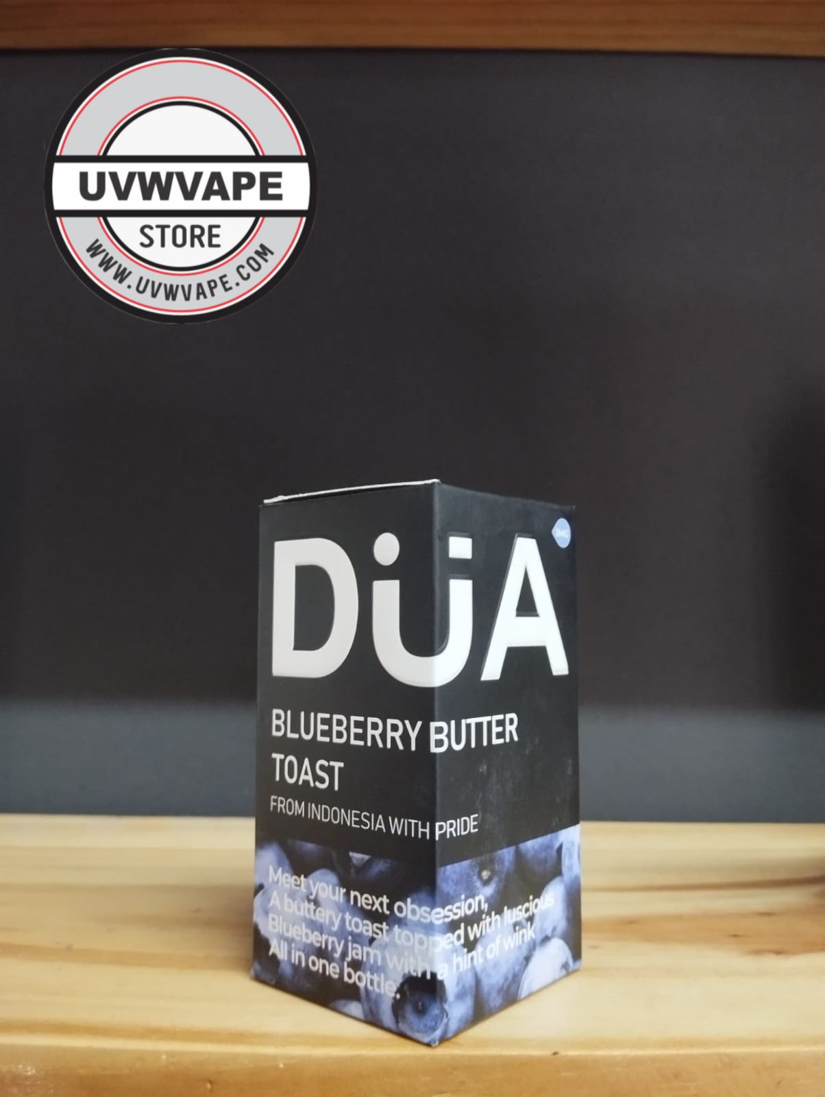 DUA Blueberry Butter Toast Freebase - 60ml, 3mg. Strength