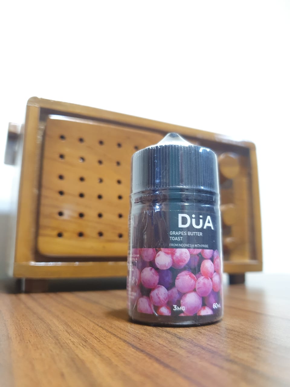 Dua Grape Butter Toast 60ml, 3mg strength