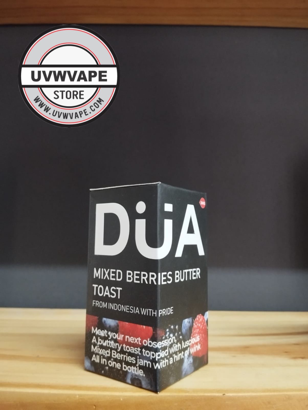 DUA Mix Berries Butter Toast Freebase - 60ml, 3mg. Strength