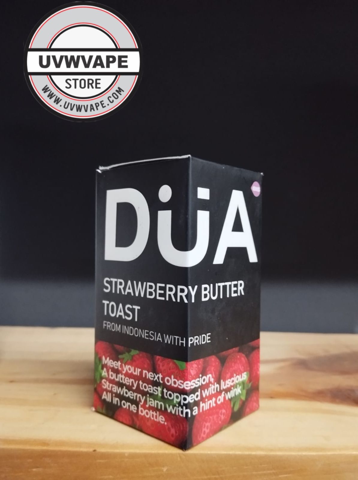 Dua Strawberry Butter Toast Freebase 60ml, 6mg Strength