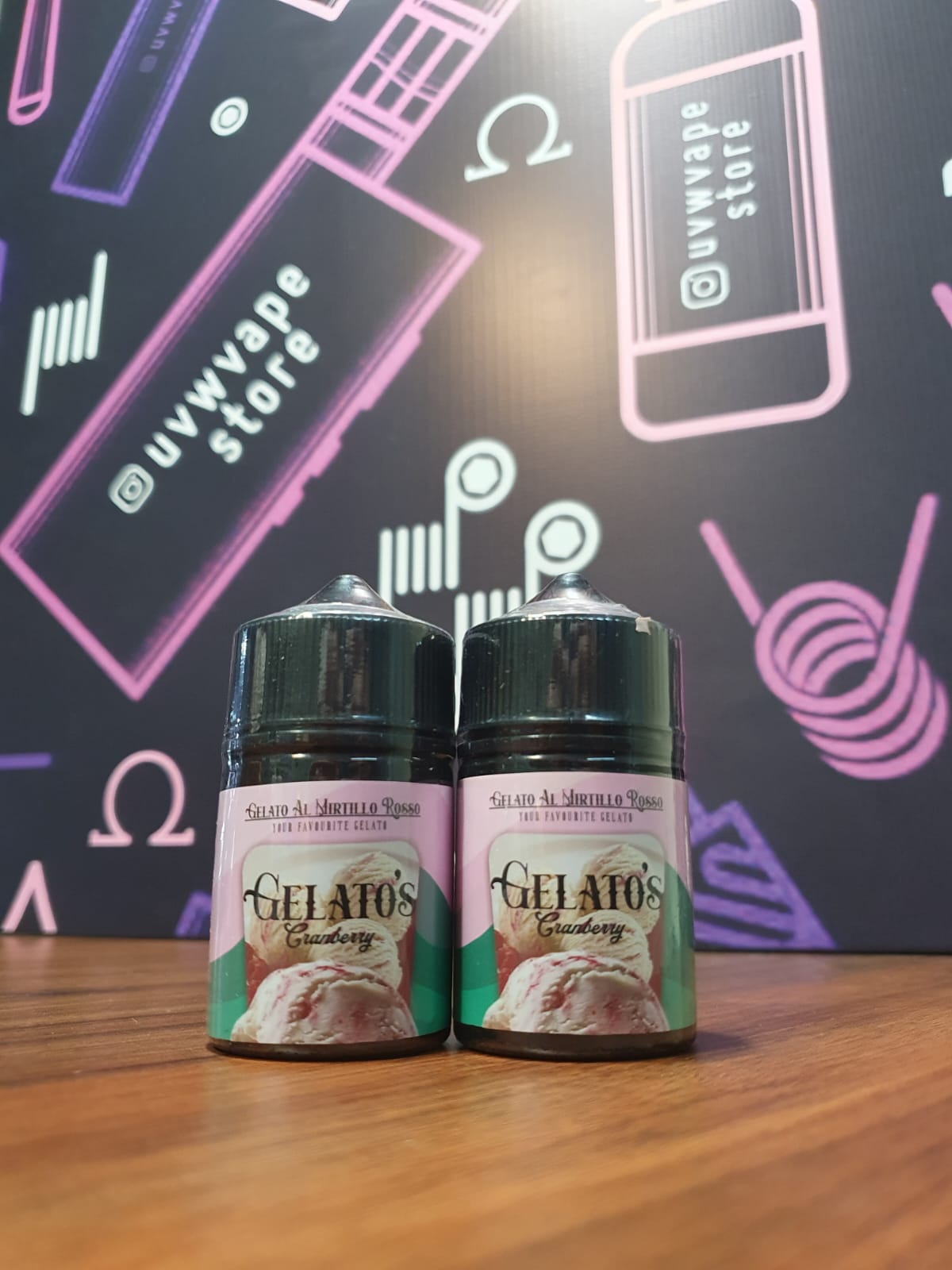 Gelatos Cranberry Freebase - 60ml. 3mg Strenght