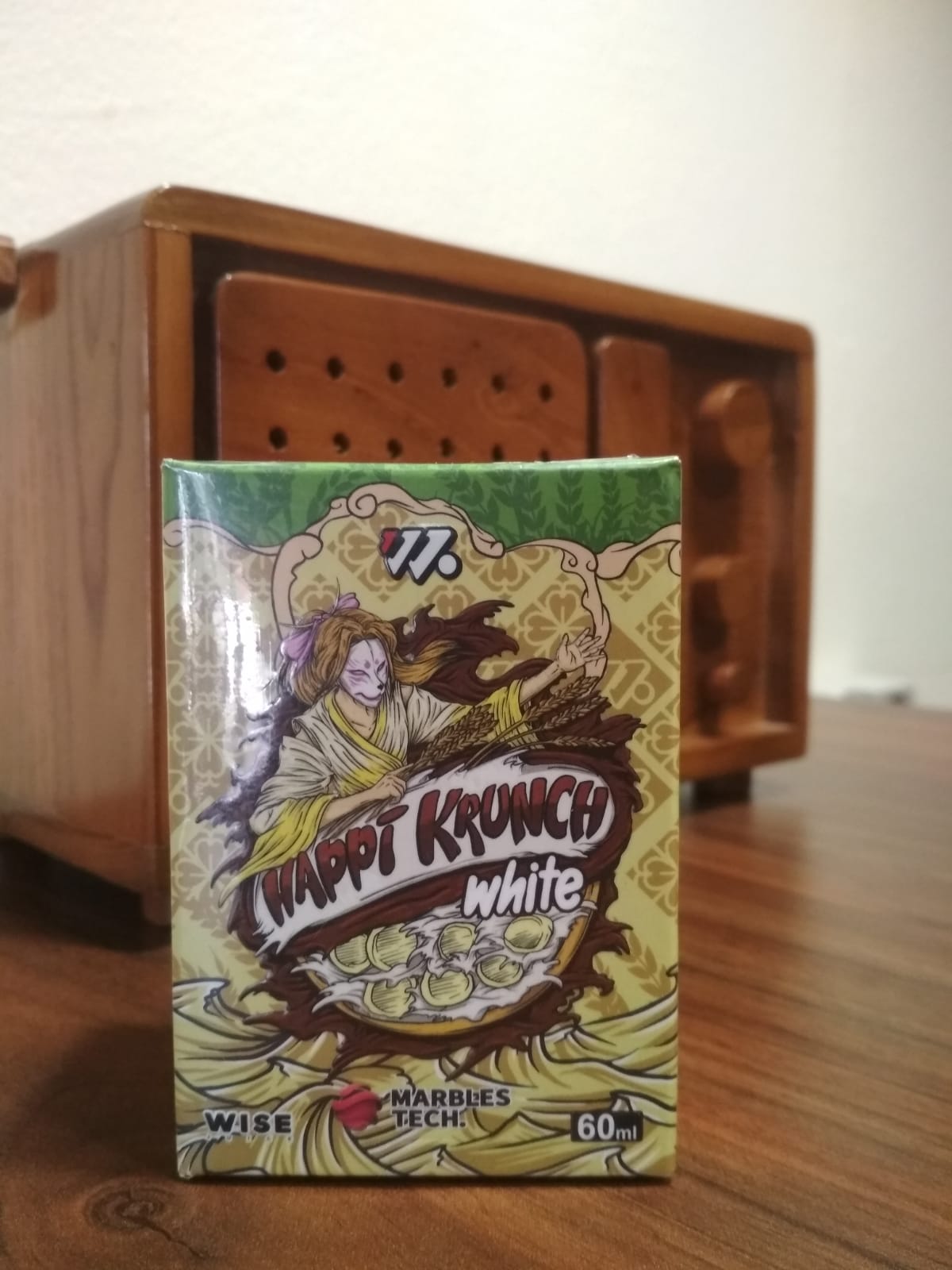 Happi Krunch  White 60ml, 3mg Strength