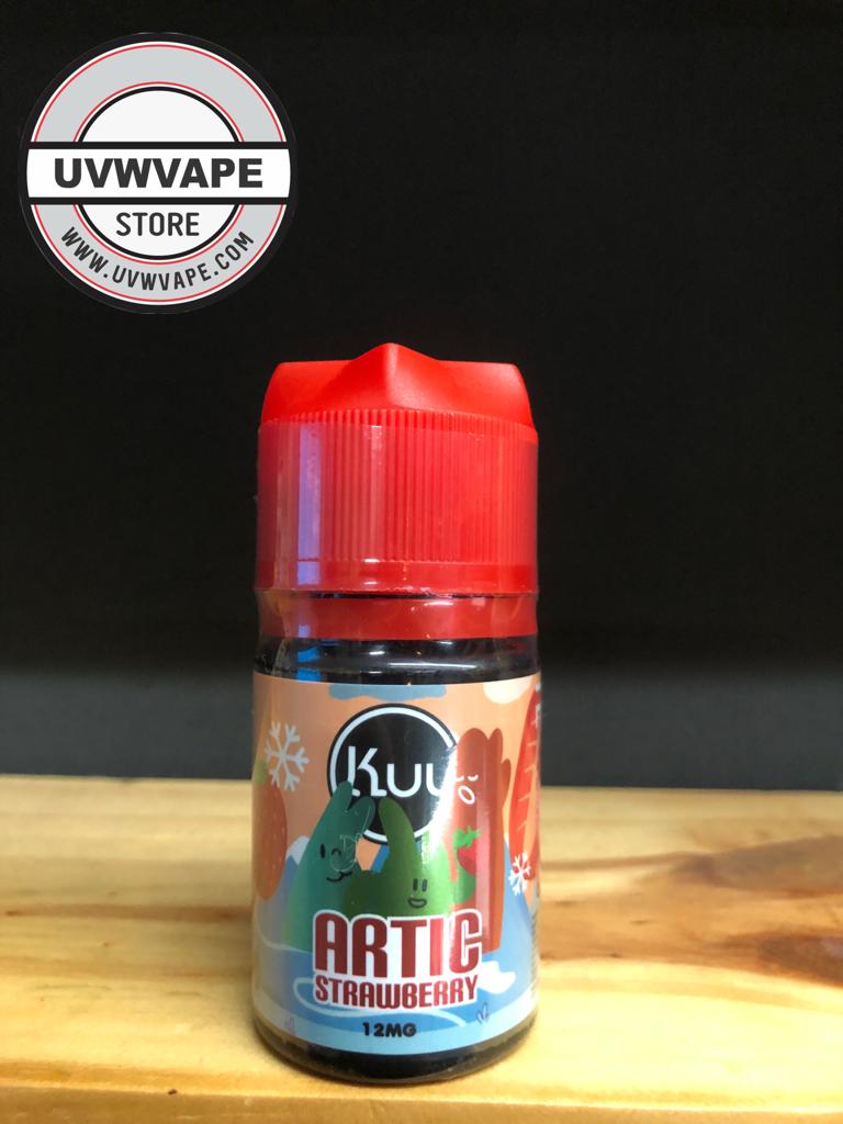 KUY Artic Strawberry Freebase - 60ml, 12mg. Strength