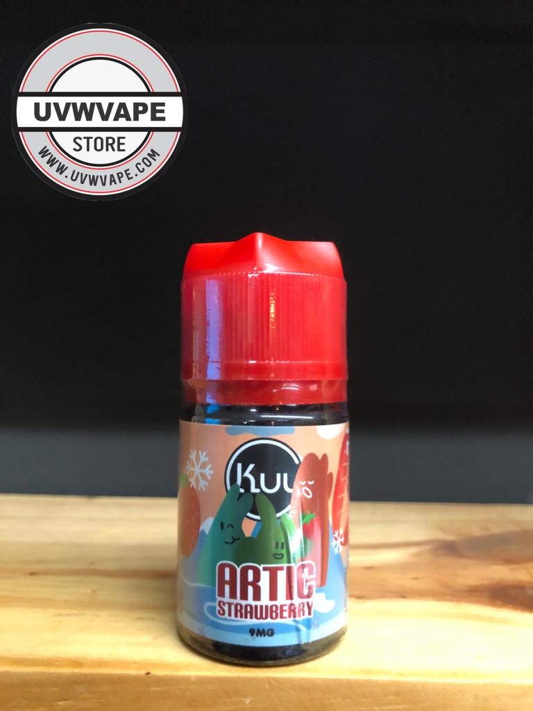 KUY Artic Strawberry Freebase - 60ml, 9mg. Strength