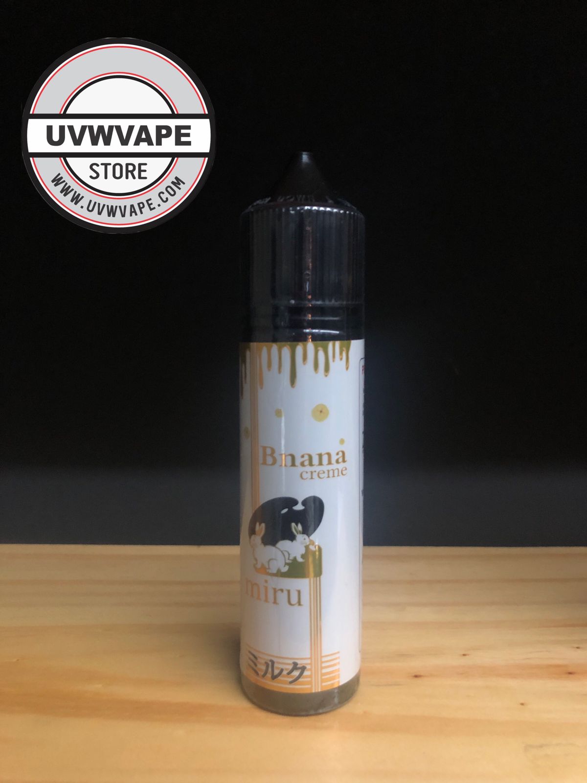 Miru Banana Creme Freebase - 60ml, 3mg. Strength