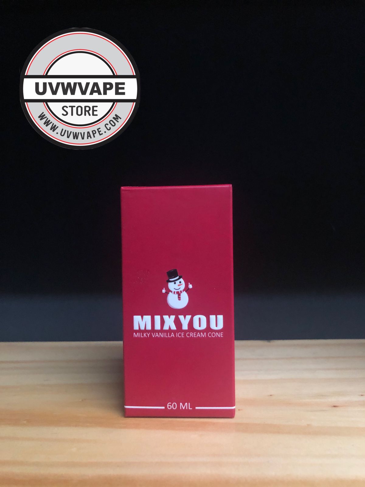 MIXYOU Milky Vanilla Ice Cream Cone Freebase - 60ml, 3mg. Strength