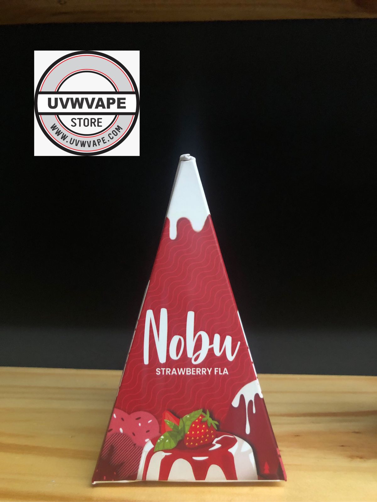 Nobu Strawberry Fla Freebase - 60ml, 3mg. Strength