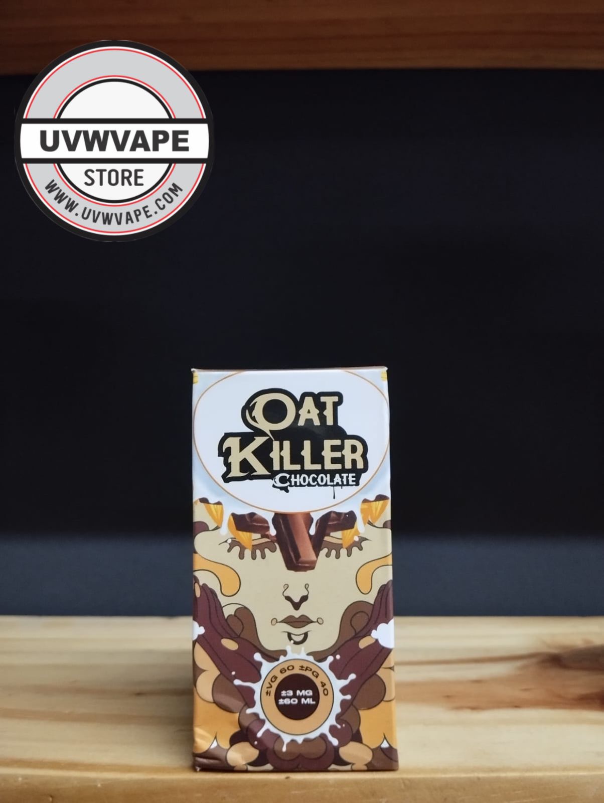 Oat Killer Chocolate Freebase - 60ml, 3mg. Strength