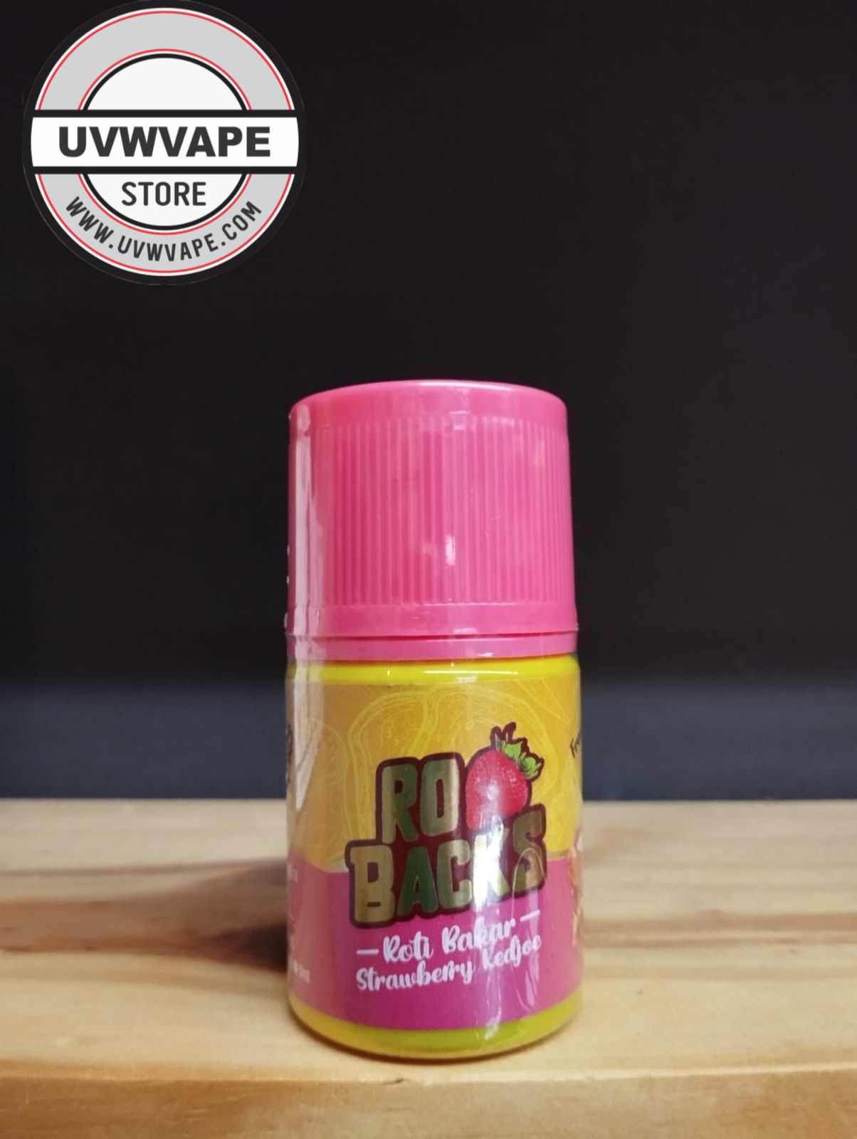 ROBACKS Strawberry Kedjoe Freebase - 60ml, 3mg. Strength