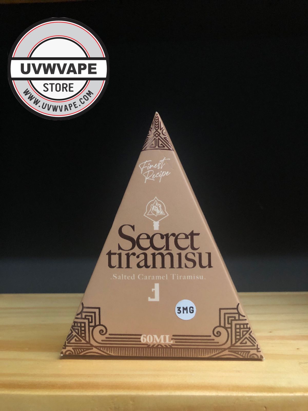 Secret Tiramisu Salted Caramel Freebase - 60ml, 3mg. Strength