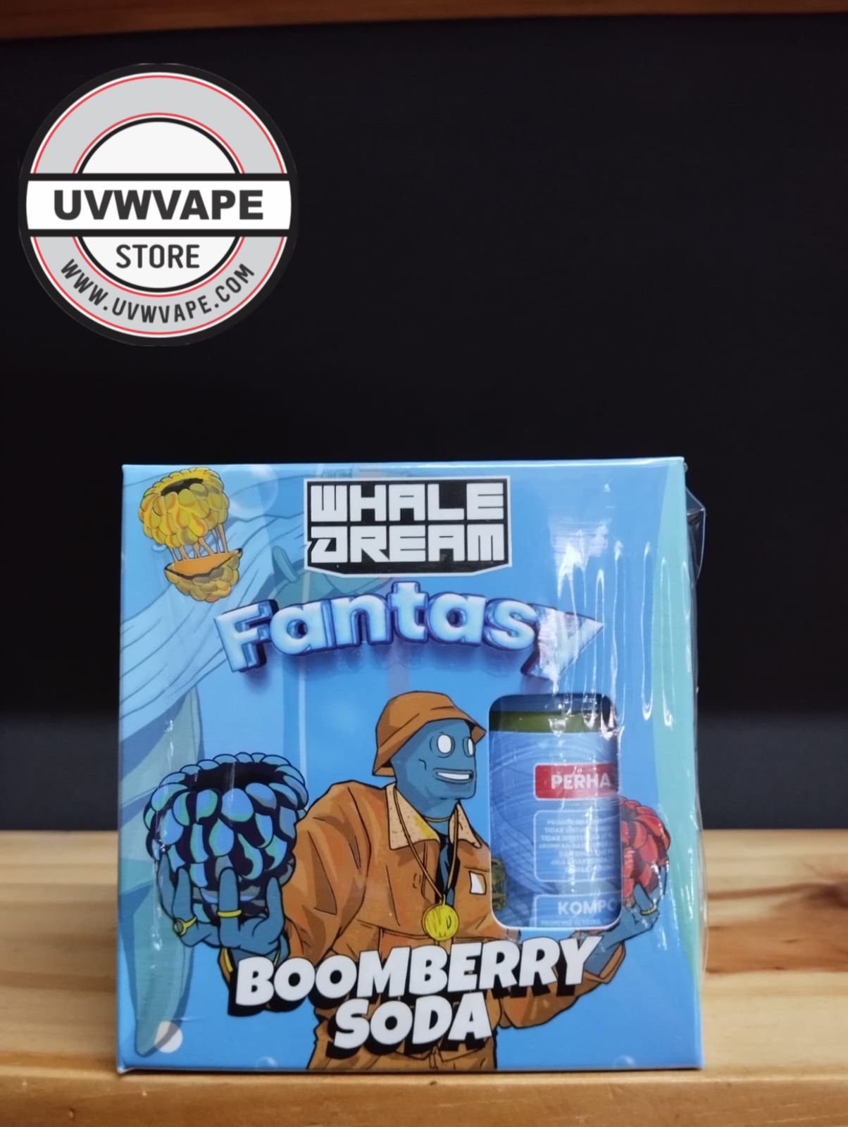 WHALE DREAM Fantasy BoomBerry Soda Freebase - 60ml, 3mg Strength